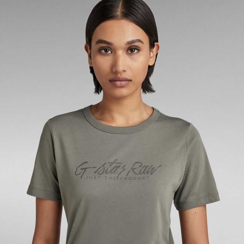 G-STAR® Small Center Graphic Slim Top Green