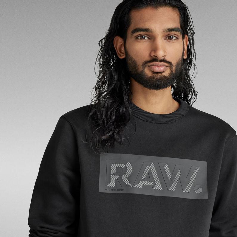 G-Star RAW® Raw Dot Box Graphic Sweater Zwart