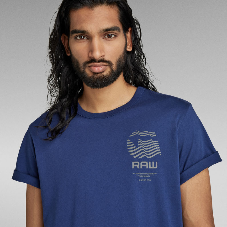 G-Star RAW® Camiseta Graphic 15 Azul oscuro