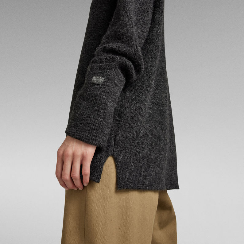 G-STAR® Pull en maille E Turtle Rib Multi couleur