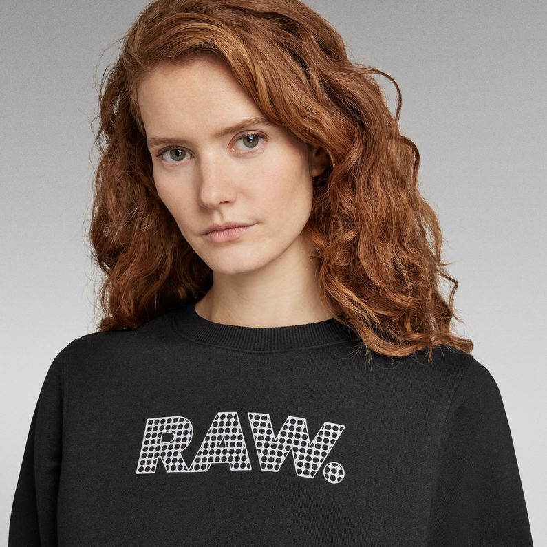 G-Star RAW® Anglaise Graphic Sweatshirt Schwarz
