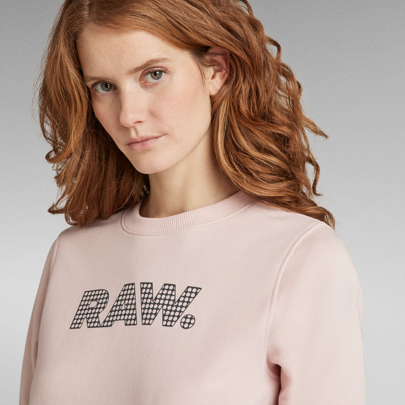 G-Star RAW® Anglaise Graphic Sweater Roze