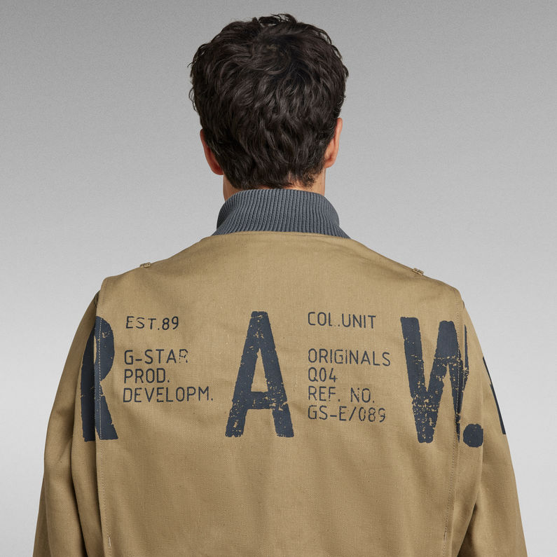 G-Star RAW® E Selvedge Bomber Jacket Green