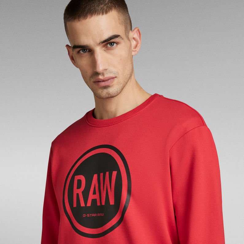 G-STAR® Circle RAW Sweatshirt Rot