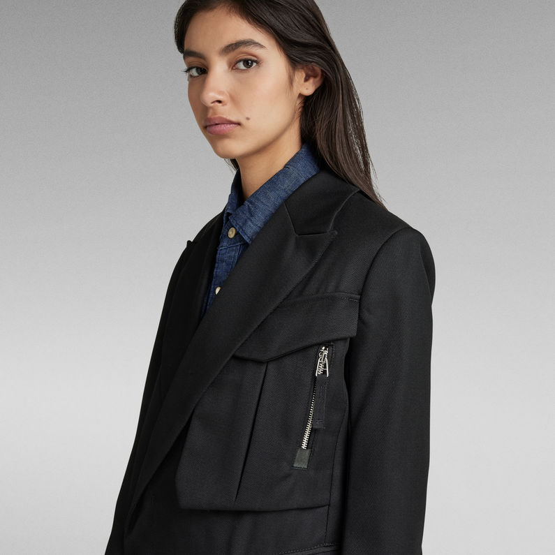 G-STAR® E Boyfriend Boxy Blazer ブラック