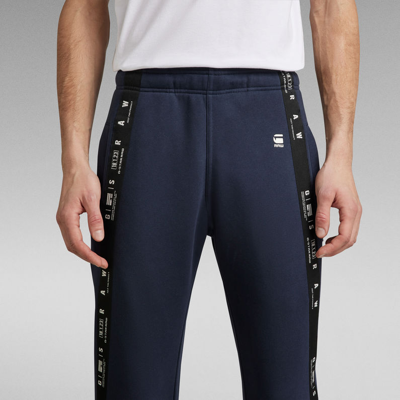 G-Star RAW® Pantalon de survêtement Sport A Tape Bleu foncé