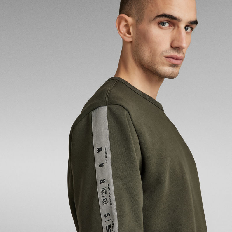 G-STAR® Sport A Tape Crew Sweater Grey