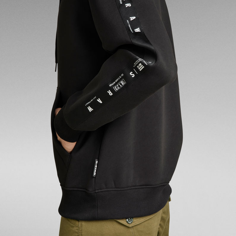 G-STAR® Sport A Tape Hooded Sweater Black