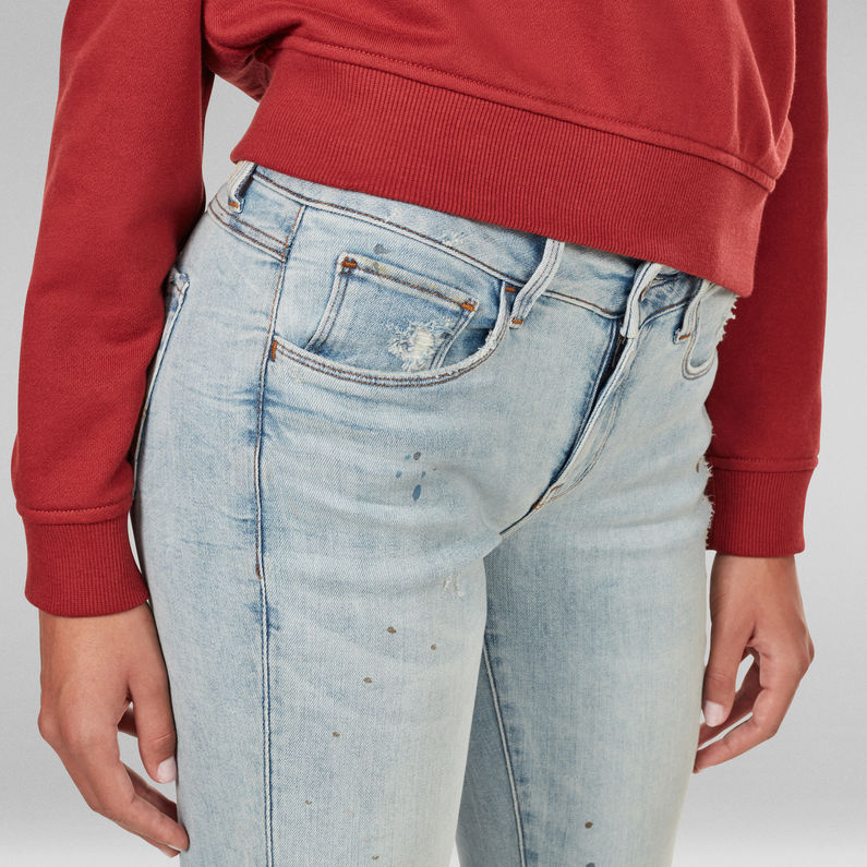 G-STAR® 3301 Deconstructed Mid Waist Skinny Rp Jeans Hellblau