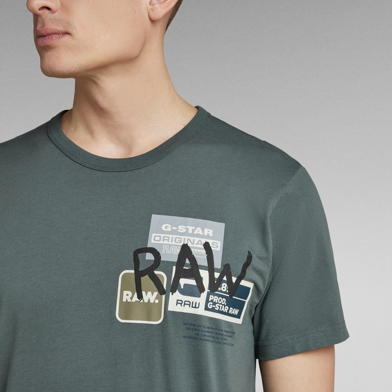 G-Star RAW® Multi Graphic T-Shirt Grey