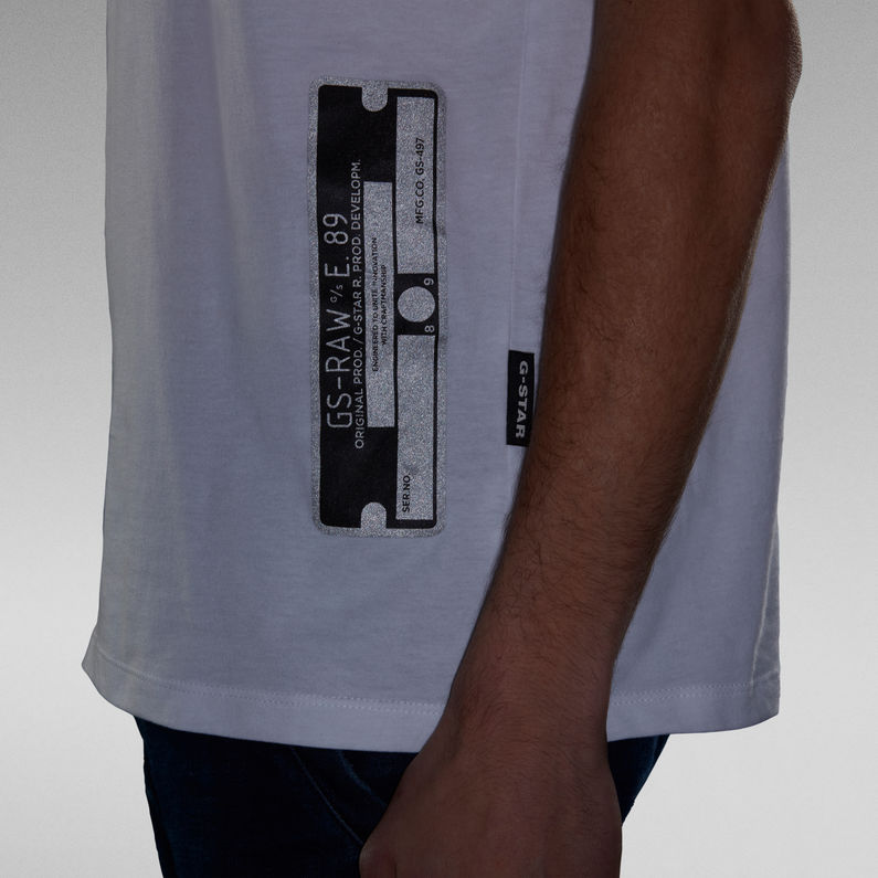 G-Star RAW® Side License Graphic T-Shirt White