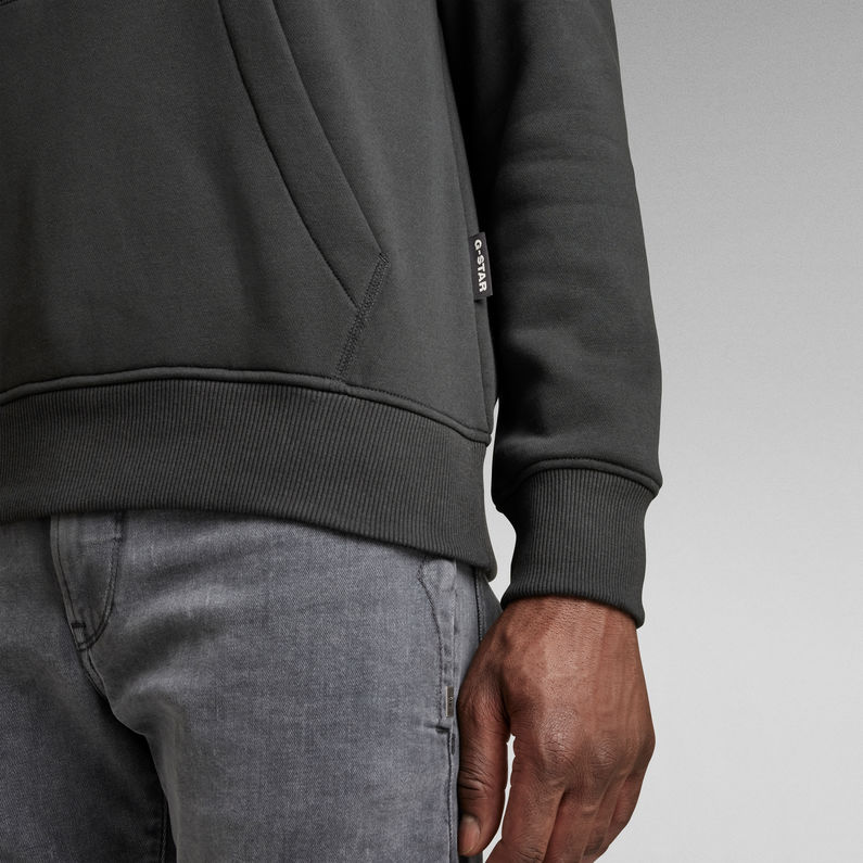 G-Star RAW® Retro Shadow Graphic Hooded Sweatshirt Grau