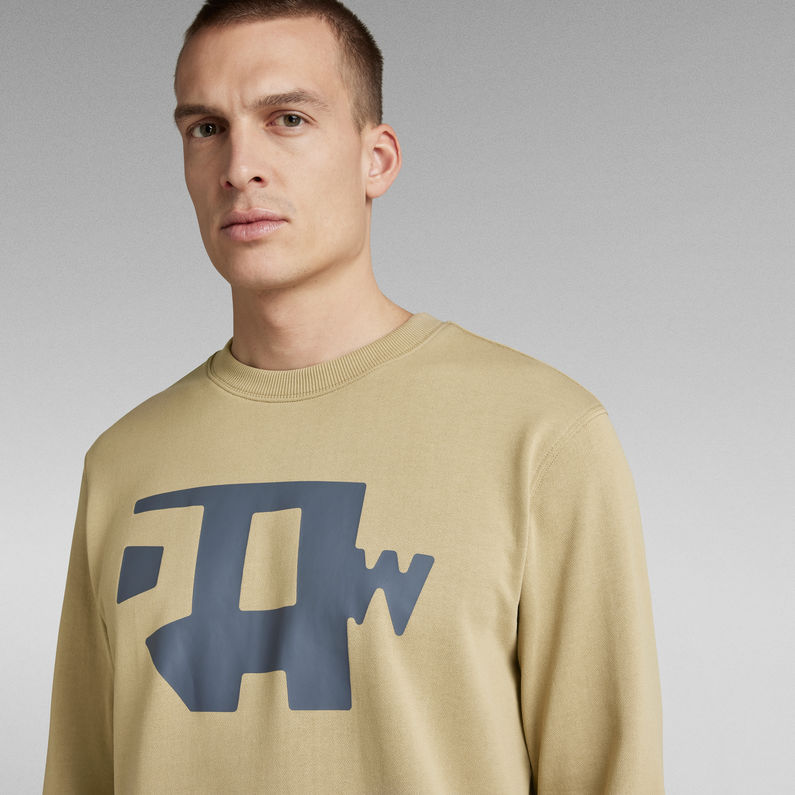 G-STAR® Abstract RAW Sweater Beige