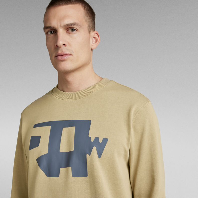 G-Star RAW® Abstract RAW Sweater Beige