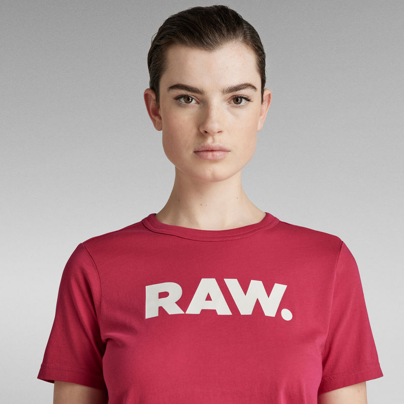 G-Star RAW® RAW. Slim T-Shirt Rot