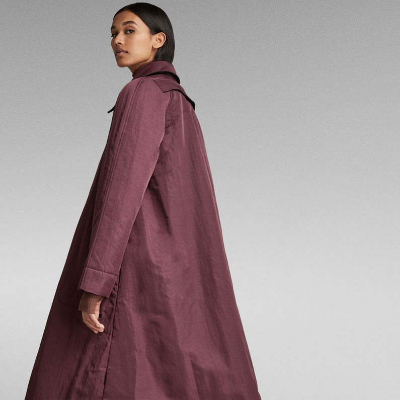 G-Star RAW® Trench Wide Padded Violet