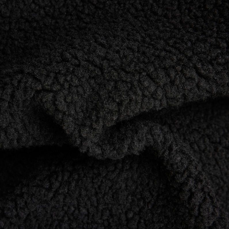 G-Star RAW® Teddy Woven Mix Sweatshirt Schwarz