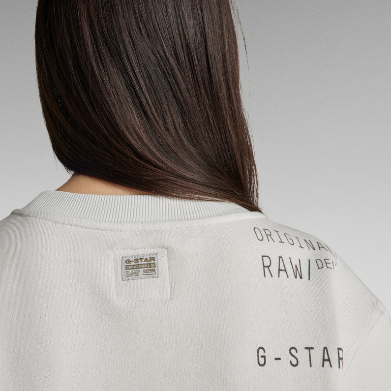 G-Star RAW® Sweat Cropped Allover Loose Multi couleur