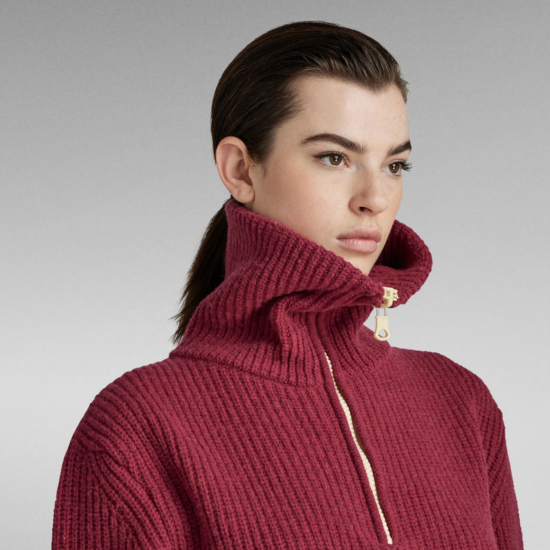 G-Star RAW® Jersey Color Block Skipper Loose Knit Multi color