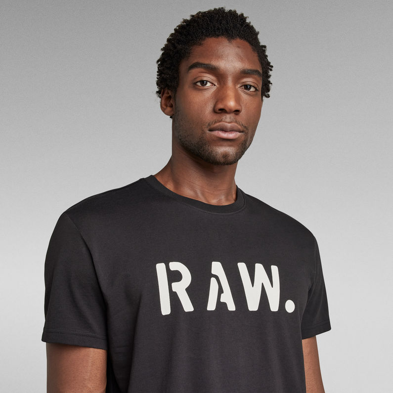 G-Star RAW® Stencil RAW T-Shirt Zwart