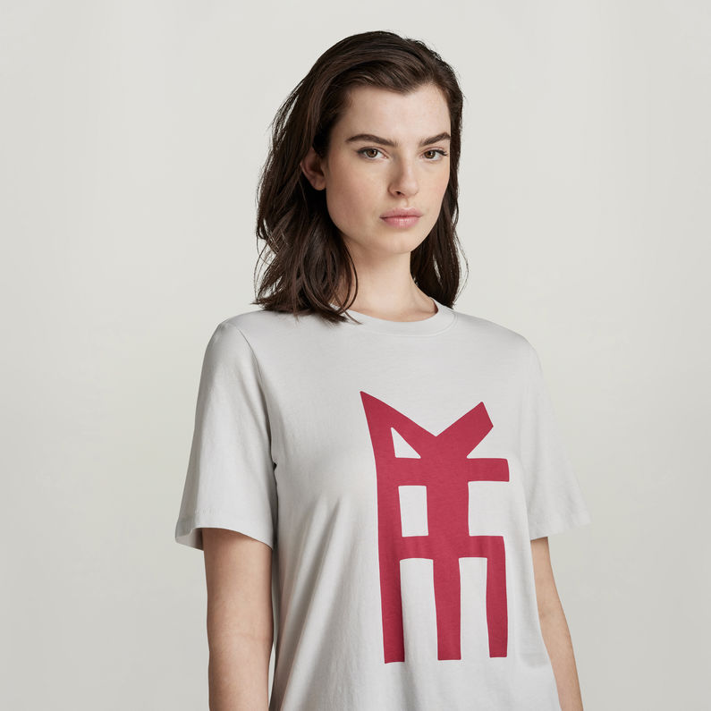 G-Star RAW® Top Big Graphic Gris