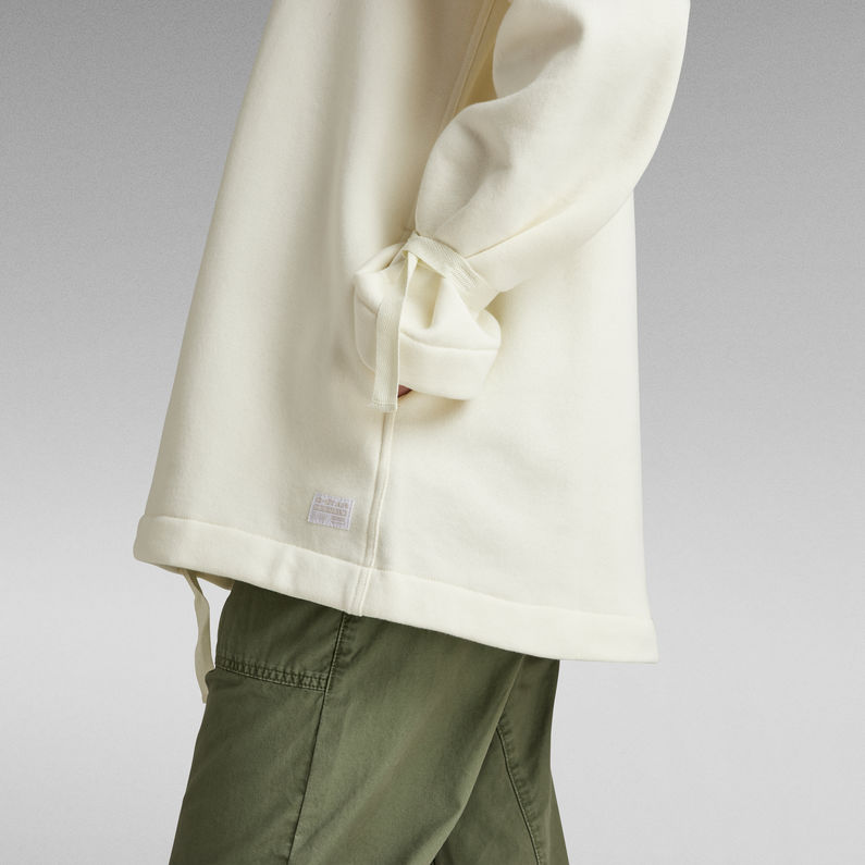 G-Star RAW® Sudadera con capucha Thistle Anorak Oversized Hooded Blanco