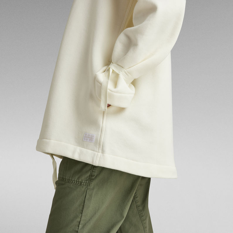 G-Star RAW® Thistle Anorak Oversized Hooded Sweatshirt Weiß