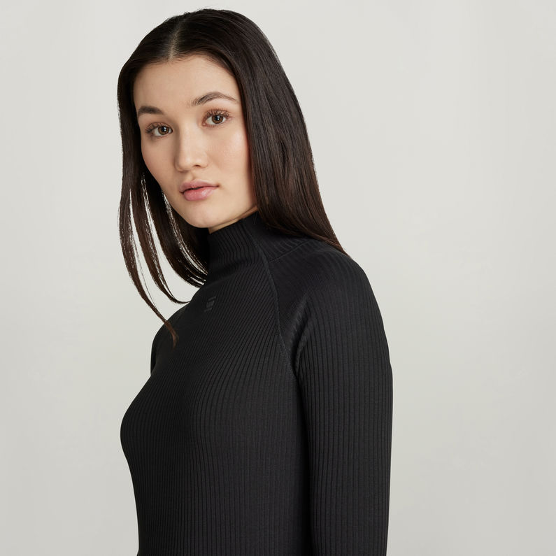 G-Star RAW® Robe Rib Slim Noir