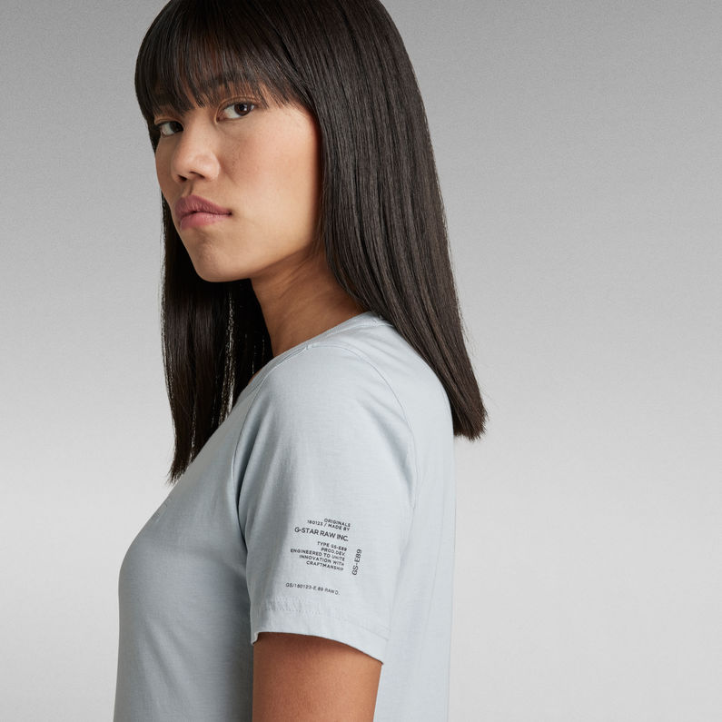 G-Star RAW® Mysid Optic Slim Top C Hellblau
