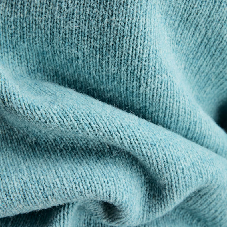 G-STAR® Gebreid Vest Graphic Loose Lichtblauw