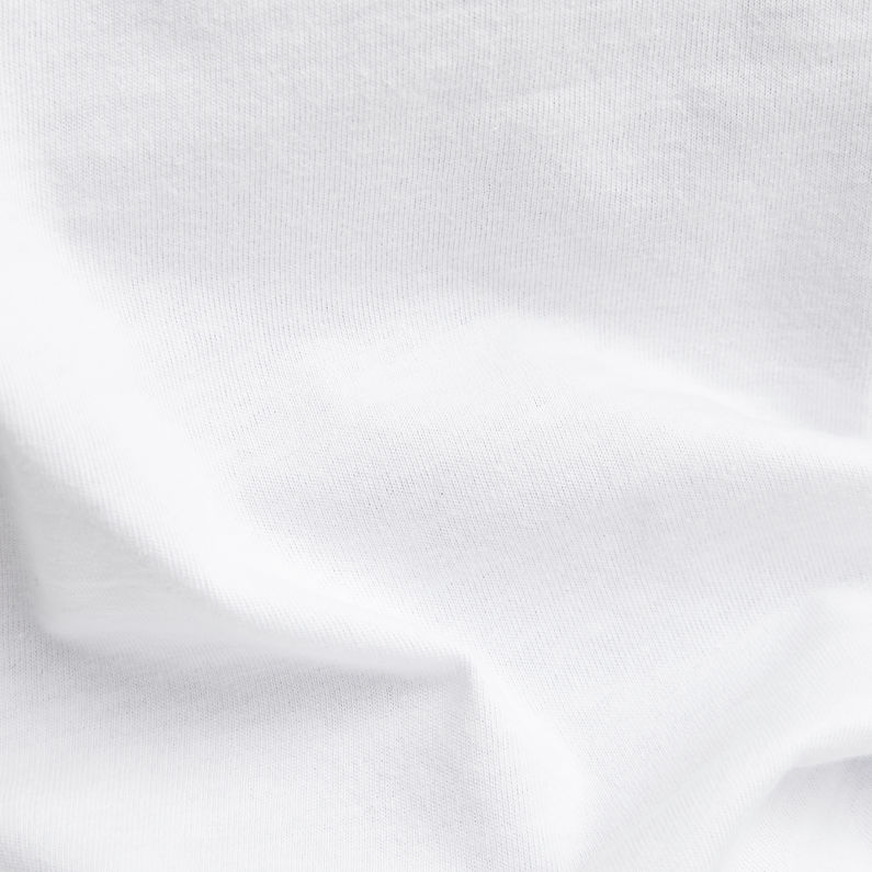 G-Star RAW® Camiseta Multi Stencil Graphic Slim Blanco