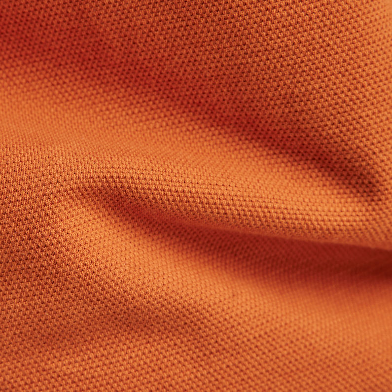 G-Star RAW® Lightweight Logo Tape Zip Through Sweater Orange