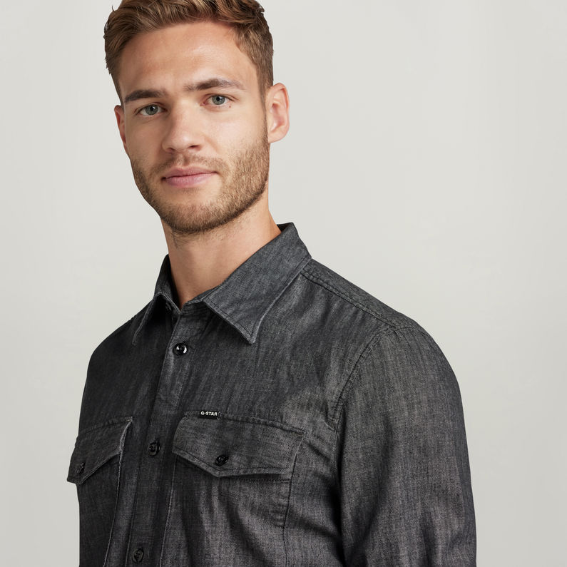 G-Star RAW® Marine Slim Hemd Schwarz