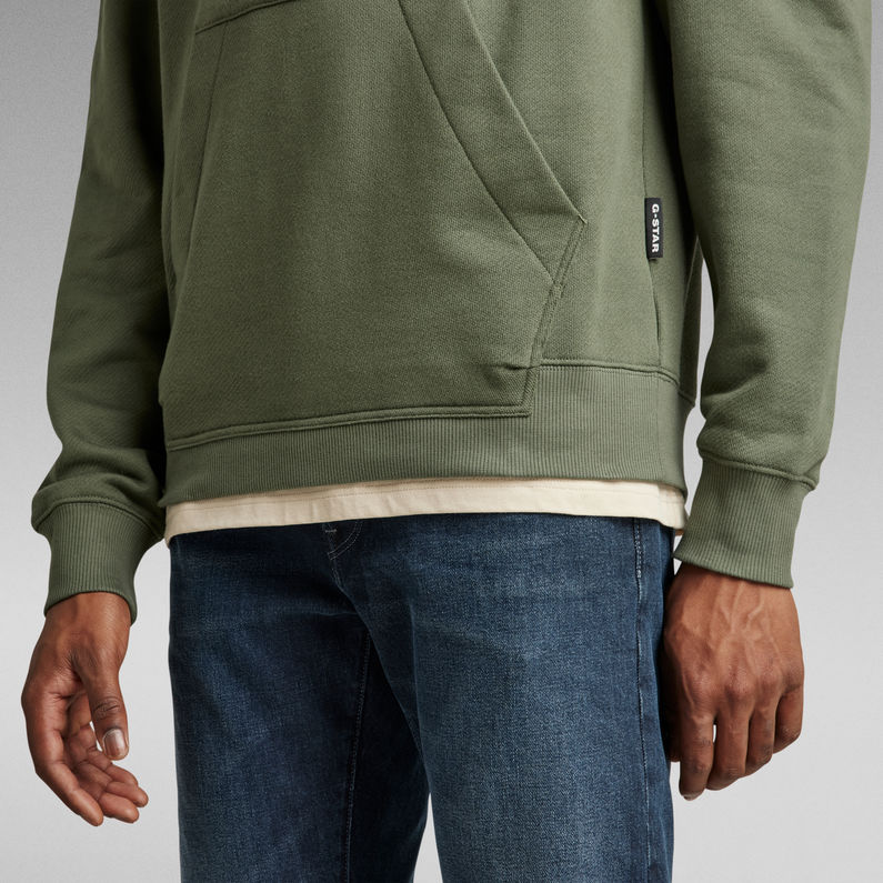 G-Star RAW® Double Pocket Loose Sweater Groen