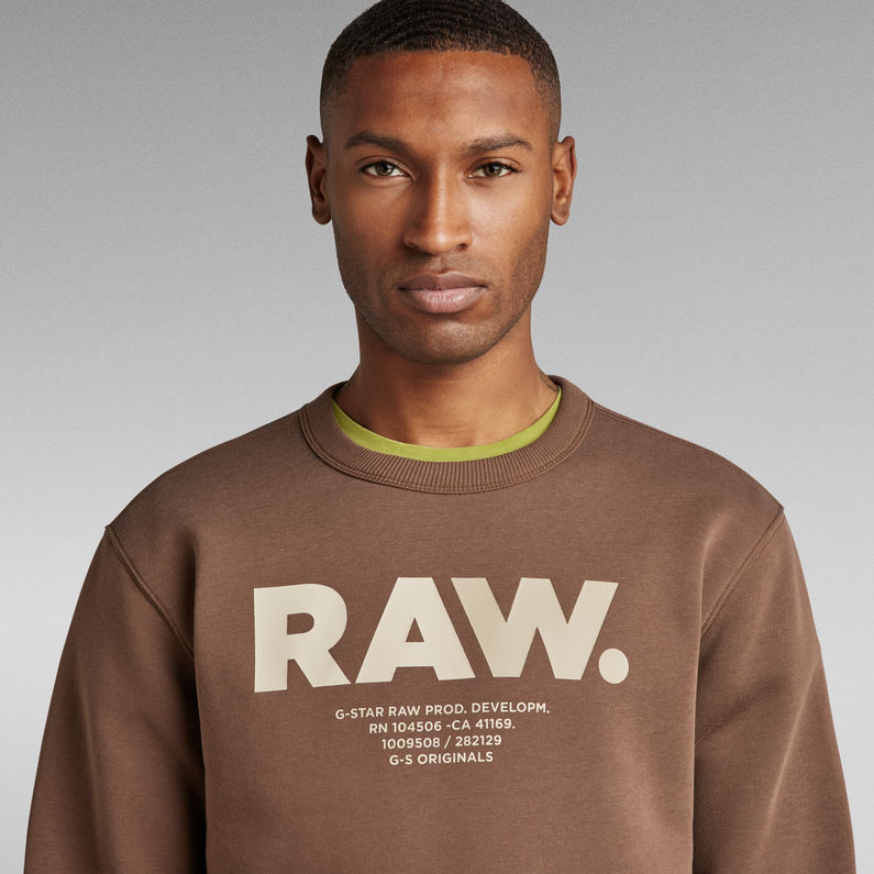G-STAR® Multi Colored RAW. Sweatshirt Braun