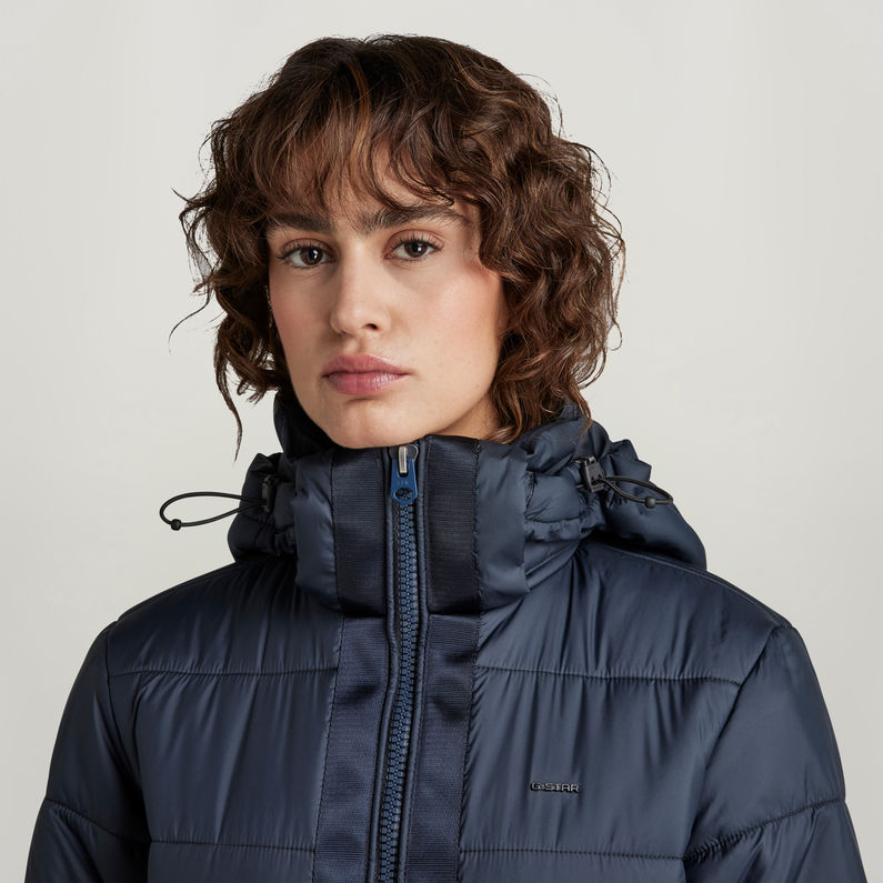 G-Star RAW® Meefic Padded Jack Capuchon Donkerblauw
