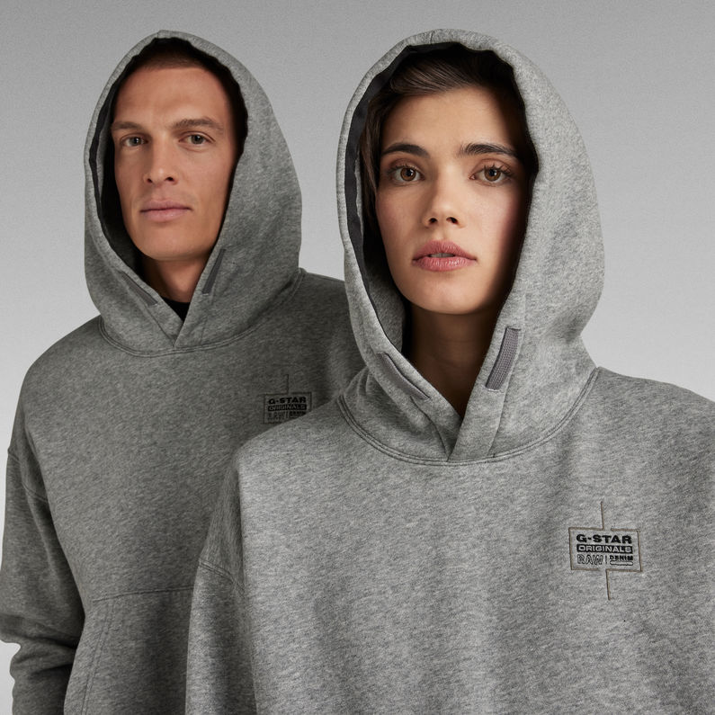 G-STAR® Unisex Core Oversized Hooded Sweatshirt Mehrfarbig