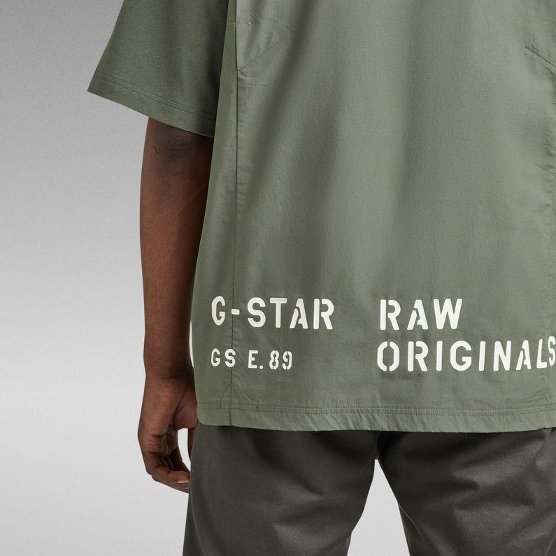G-Star RAW® Utility Mix Boxy T-Shirt Groen