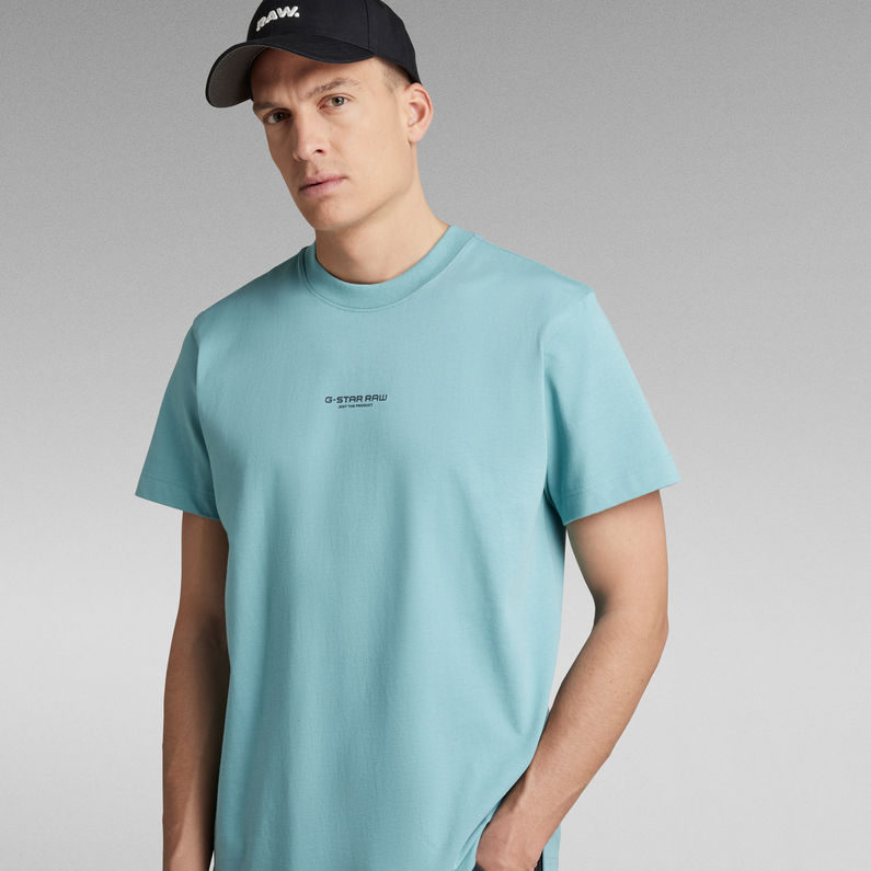 G-Star RAW® Unisex Center Logo Loose T-Shirt Hellblau