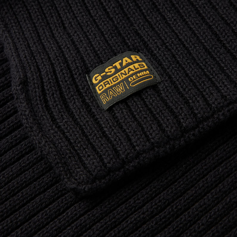 G-STAR® Effo Schal Text Schwarz