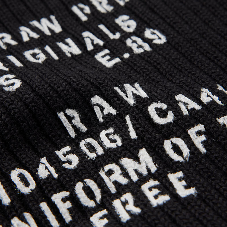 G-STAR® Écharpe Effo Text Noir