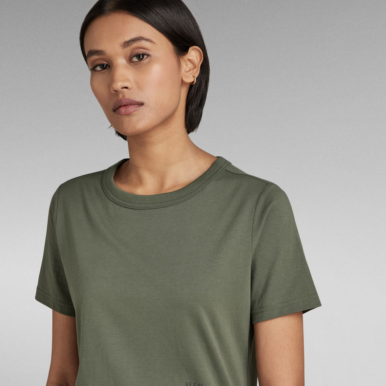 G-STAR® Mysid Long Slim Logo T-Shirt Grün