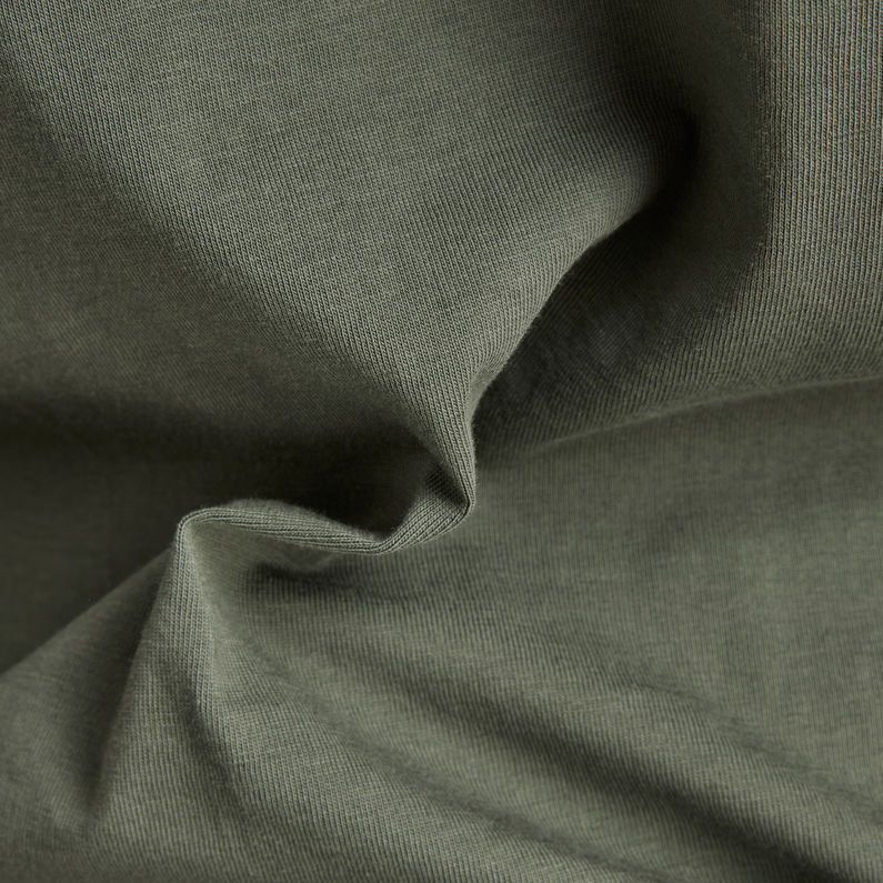 G-Star RAW® Mysid Long Slim Logo Top Green