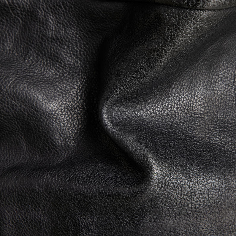 G-STAR® Rider Leather Jacke Schwarz