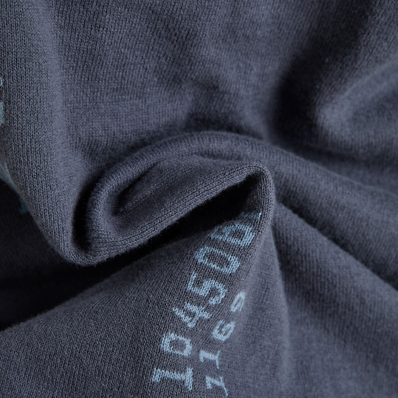 G-Star RAW® Jersey Unisex Jacquard Mock Knit Azul intermedio