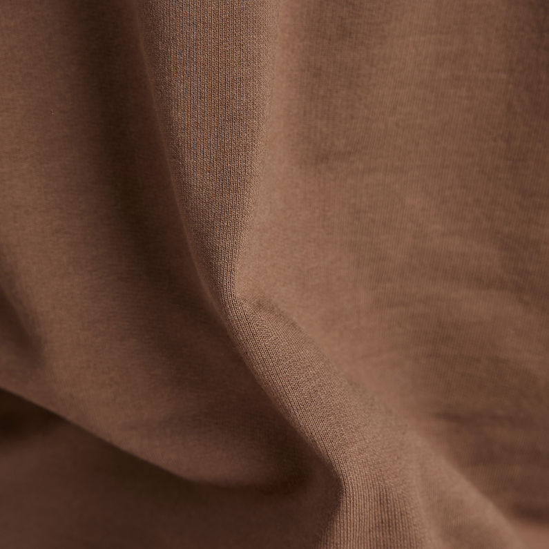 G-STAR® Lightweight Moto Half Zip Sweater Brown