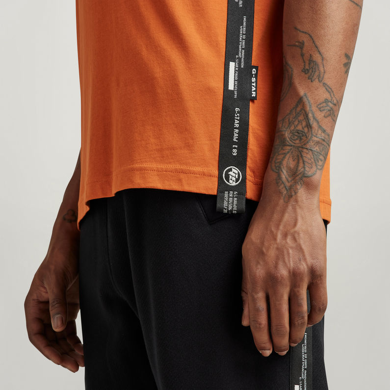 G-Star RAW® Logo Tape T-Shirt Oranje