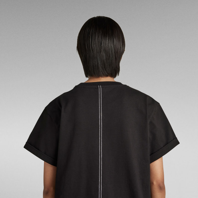 G-STAR® Long Slit T-Shirt Schwarz