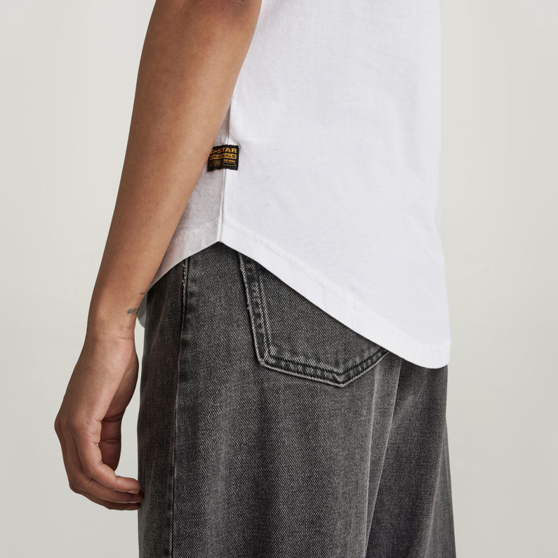 G-Star RAW® Mysid Slim Graphic Top Weiß