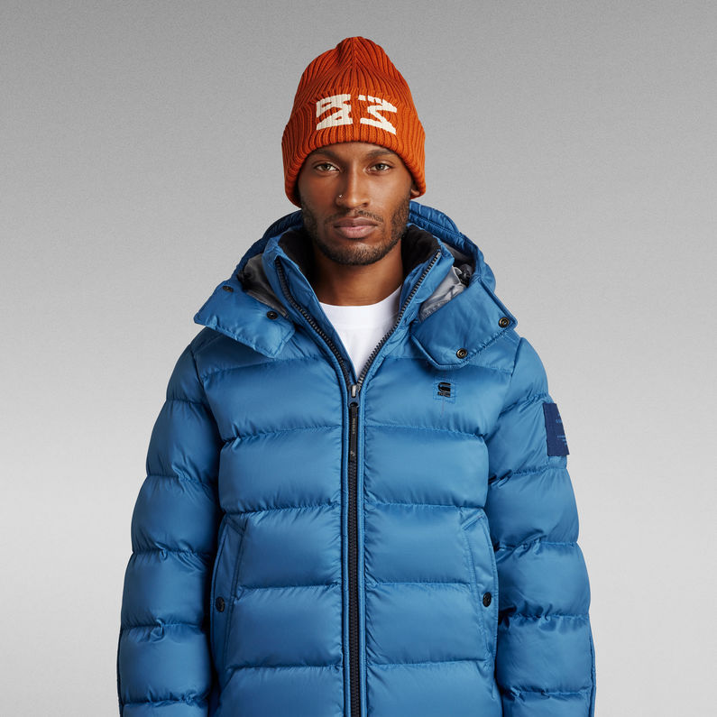 G-STAR® G-Whistler Padded Hooded Jacke Mittelblau